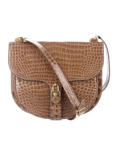 gucci crocodile bag|gucci soho shoulder bag large.